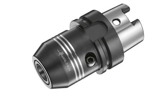 Hydraulic expansion chuck  features vibration-damping properties reducing the risk of the tool coming loose due to vibration